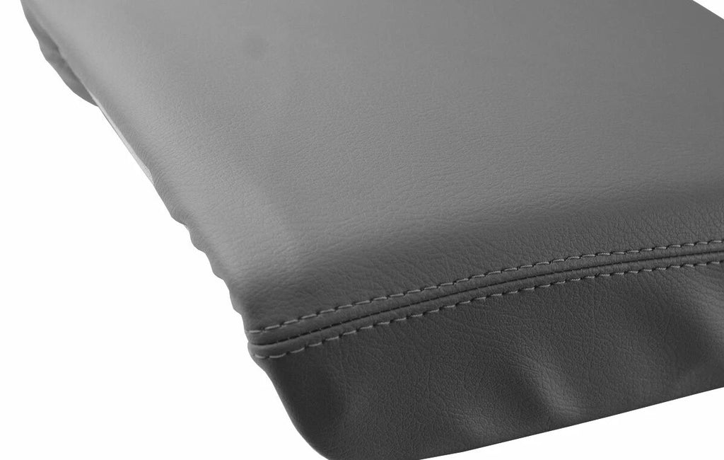 Console Lid Pull Over Cover for Honda Ridgeline (2006–2014) Gray Leather