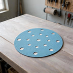 6 Inch Flocked Disc Sandpaper (17 Holes) for Vehicle Paint Scratch Repair