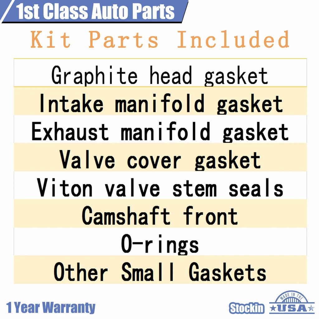 Front Cylinder Head Gasket Set for Subaru Legacy Impreza 2.5L (1996-1999)