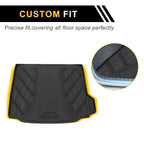 Cargo Liner Rear Trunk Mat for BMW X3 (2018–2024) TPE Diamond Pattern