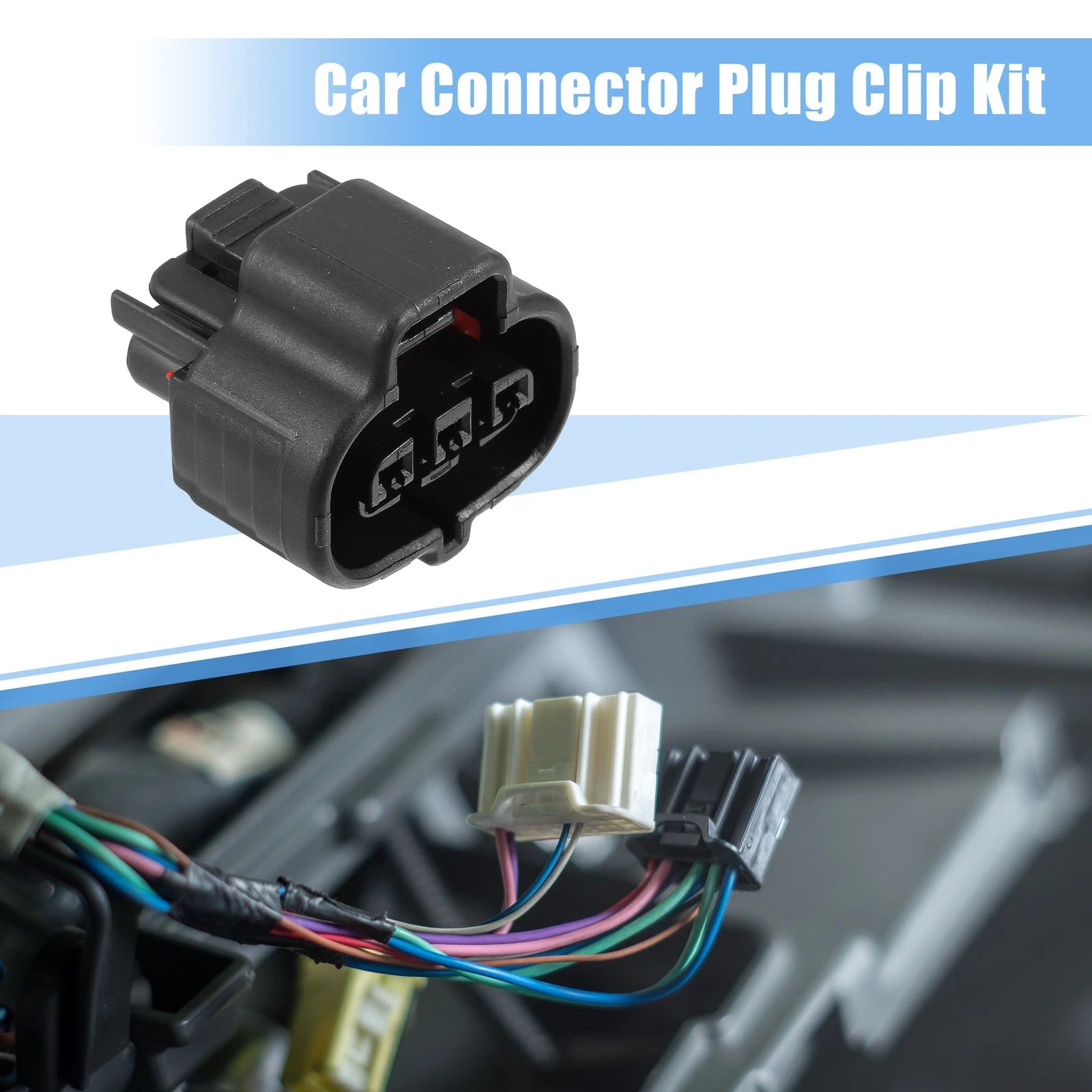 Set of 3 Pin MAP Turbo Sensor Connector Adapter for Toyota 