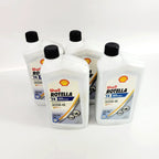 Set of 4 Shell Rotella SAE 15W-40 Diesel Engine Oil 1 QT for Diesel Engines