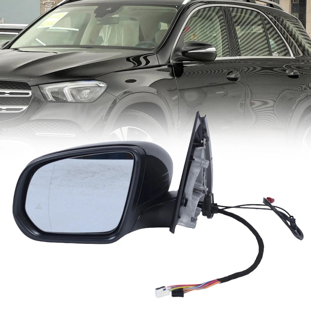 Left Driver Side Heated Power Mirror with Blind Spot for Mercedes GLE350 GLE450 (2020–2023)