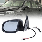 Left Driver Side Heated Power Mirror with Blind Spot for Mercedes GLE350 GLE450 (2020–2023)