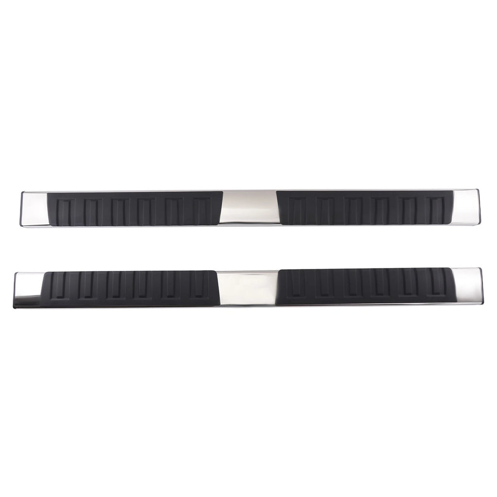 Set of 2 Side Step Bars for Chevy Silverado 1500 Double Cab (1999–2013) 500LBS