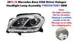 Halogen Headlight Lamp for Mercedes-Benz GL-Class X166 (2013–2016) 710815071007