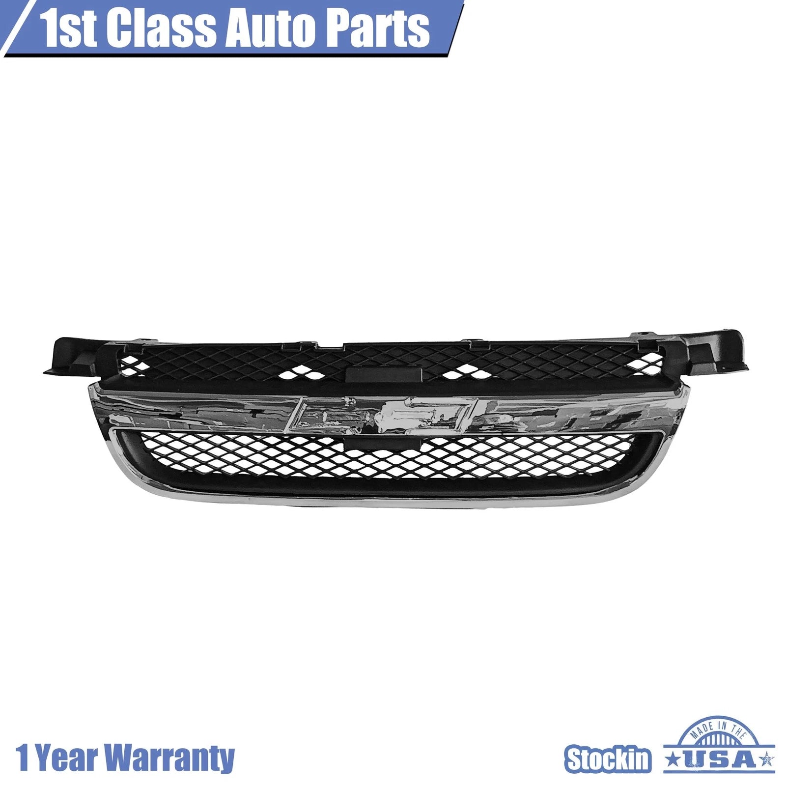 Chrome Black Grille Assembly for Chevrolet Aveo Sedan (2007-2011)