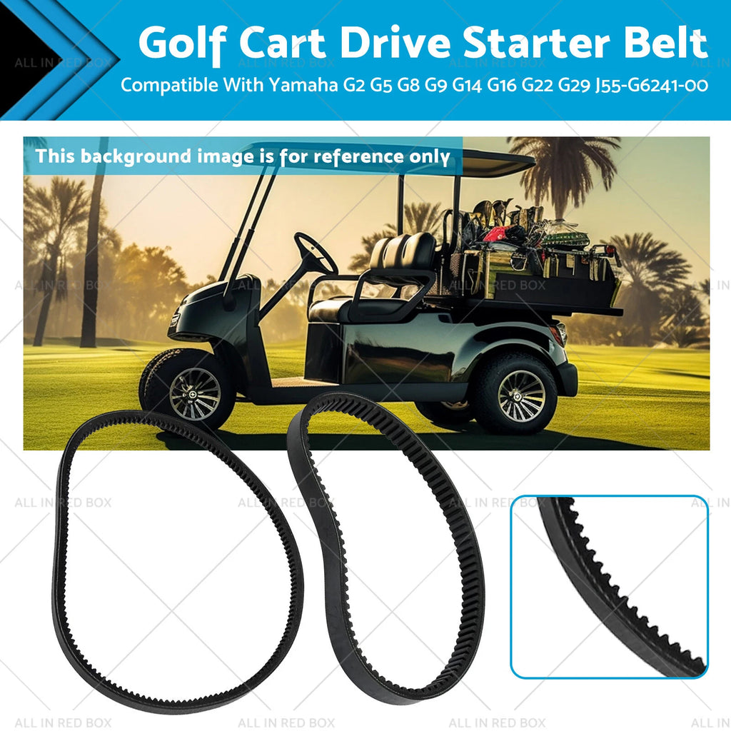 Drive Starter Belt for Yamaha Golf Cart G2 G5 G8 G9 G14 (J55-G6241-00)