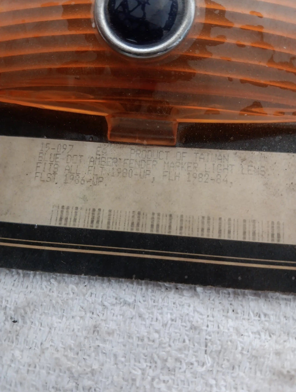 Fender Marker Light Front Assembly for Custom Chrome (19327)