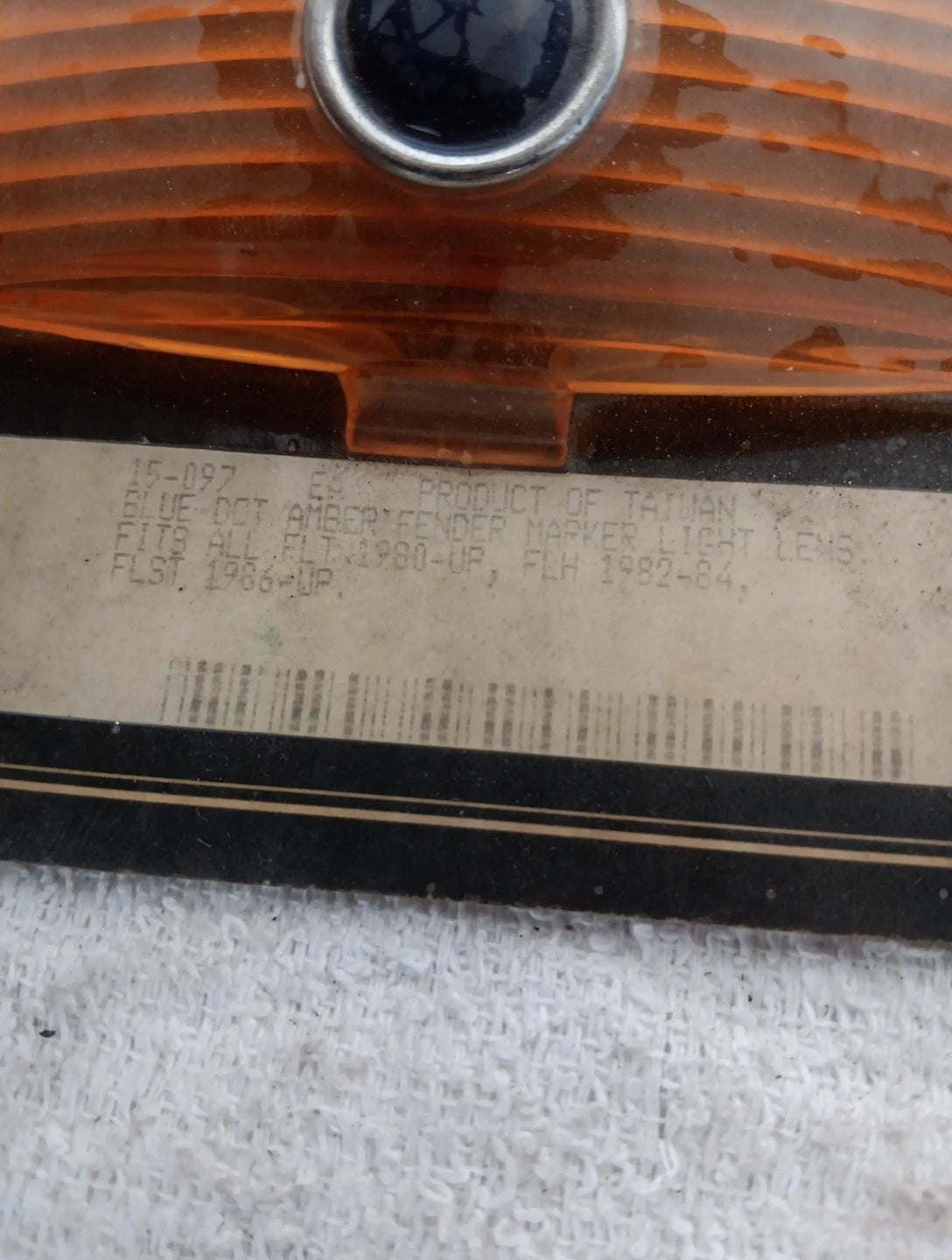 Fender Marker Light Front Assembly for Custom Chrome (19327)