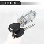 Set of 1 Ignition Switch Lock Cylinder with 2 Keys for Dodge Dakota (NO.5018702AA)