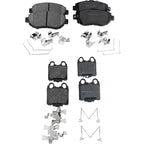 Set of 4 Ceramic Brake Pads for Lexus SC430, IS300