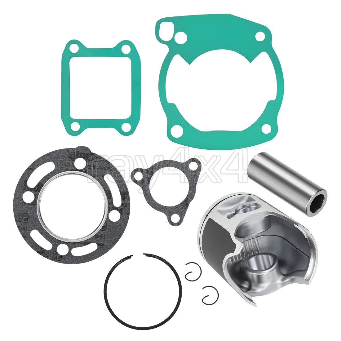 Top End Rebuild Kit Piston Ring & Engine Gasket for Honda CR80R (1986–1991)
