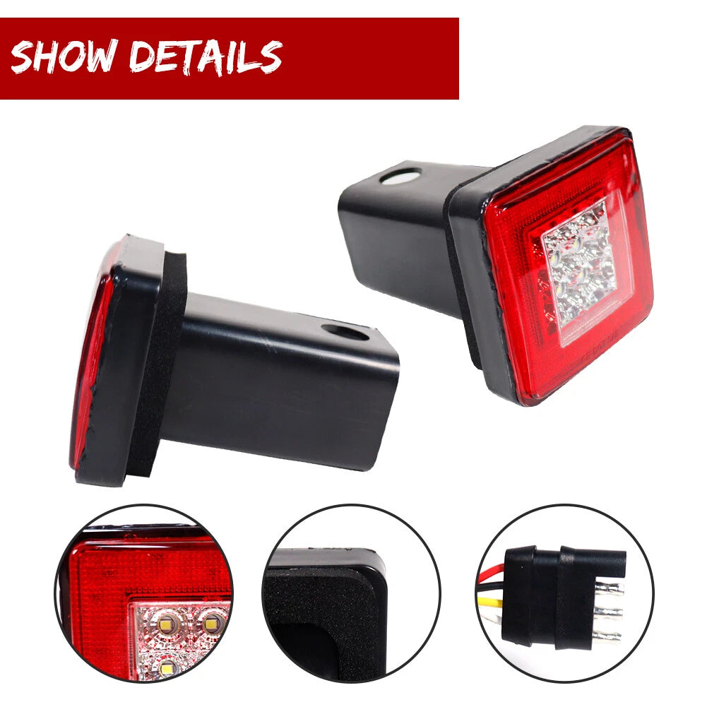 LED Tow Hitch Brake Lamp for Universal Fit (2")