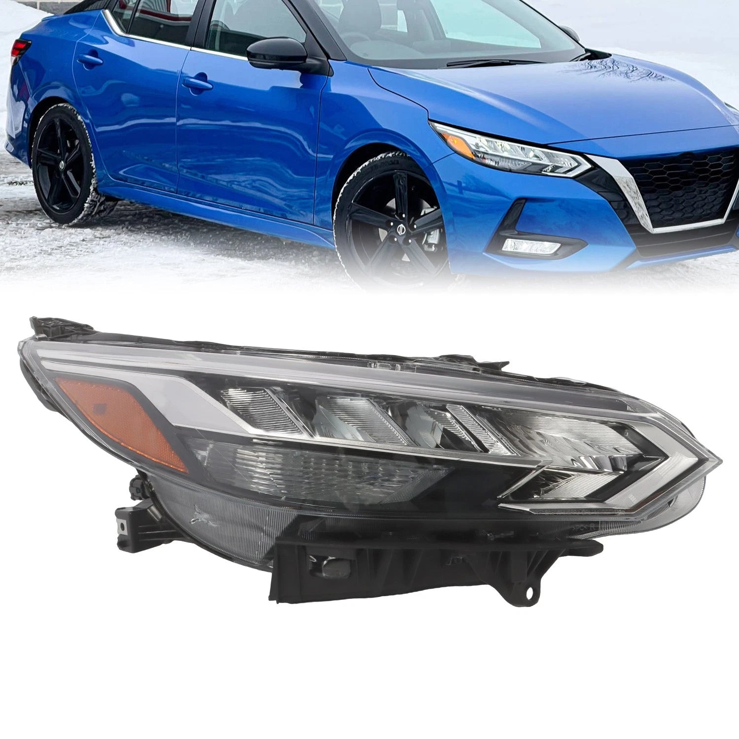 LED Headlight Assembly for Nissan Sentra SR (2020–2022)