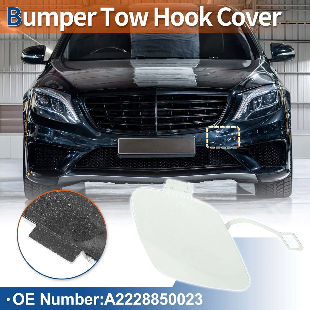 Tow Hook Cover for Mercedes S W222 (2014–2017) No.A2228850023 White