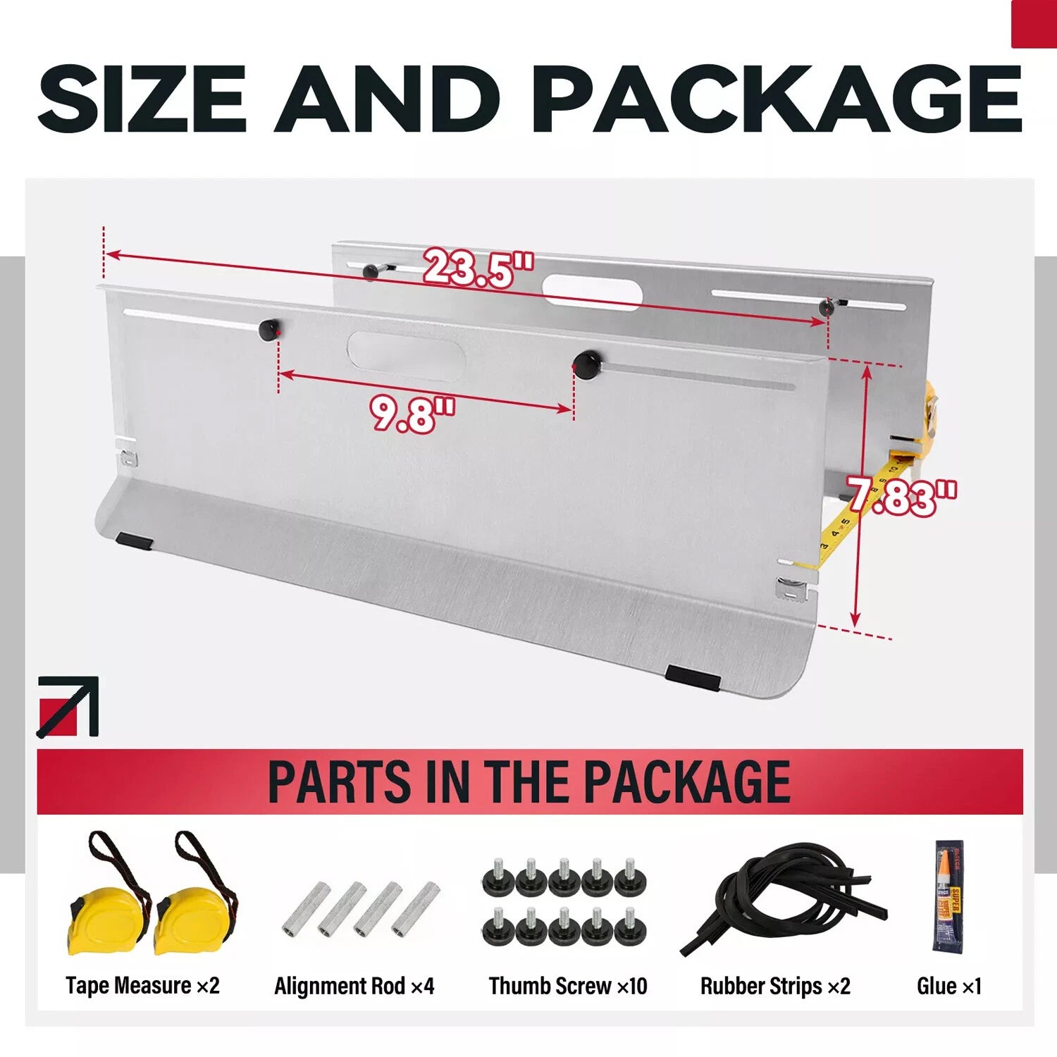 Wheel Alignment Tool Set for HECASA (Camber Caster Toe Plates)