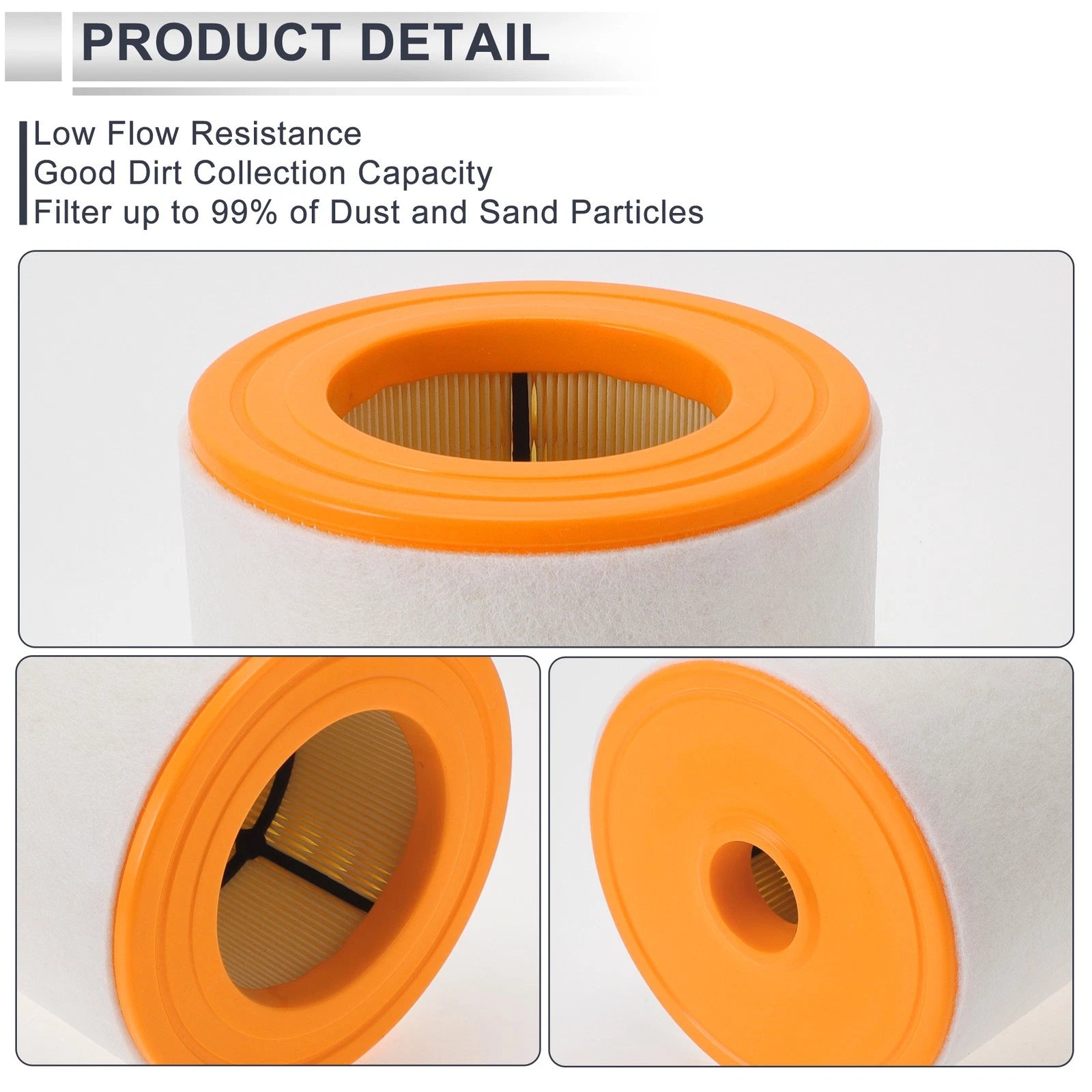 Car Engine Air Filter No. 4G0133843K for Audi A6 2.0L (2012–2018)