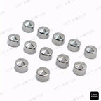 12 Piece Chrome Cap Dress Kit for Harley Softail & Dyna (1999–2006)
