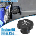 Oil Filler Cap No. 12573337 for Buick LaCrosse (2005–2009) Plastic Black