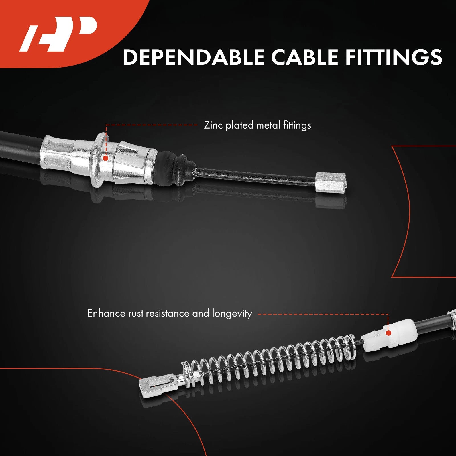 Rear Left Parking Brake Cable for Chevy Silverado 1500 GMC Sierra 1500