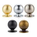 Champagne Bronze Cabinet Knobs Set of 4 Zinc Alloy 0.95 Inch