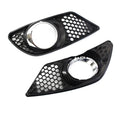 Left & Right Fog Light Grille Covers for Mercedes-Benz C300 C350 (2008-2015)
