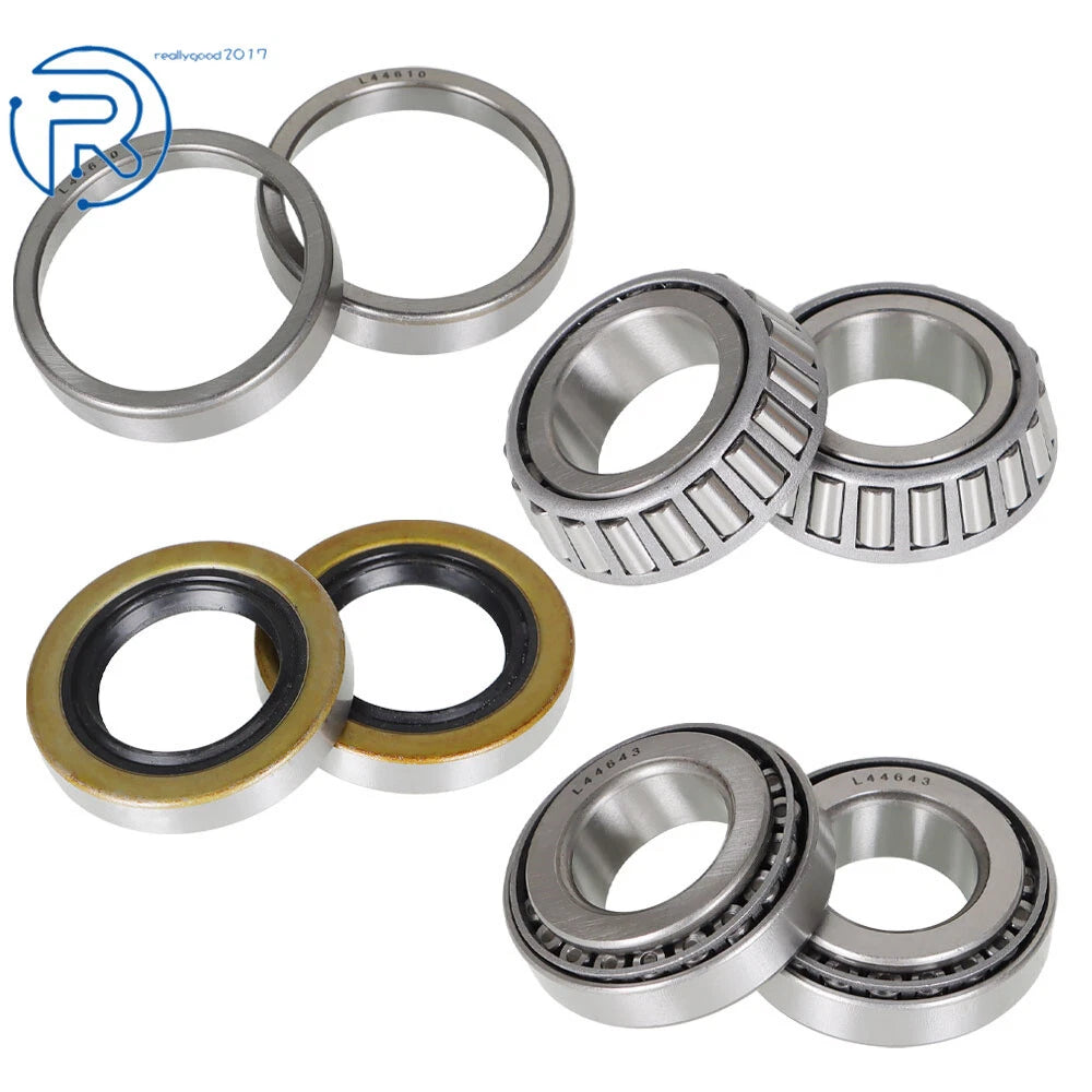 Set of 2 Front Wheel Hub Bearings & Seal for EZGO Golf Cart (1976–Present)