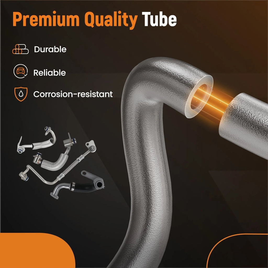 Turbo Coolant Oil Line Hoses Kit for BMW 320i 328i 528i xDrive (2012–)