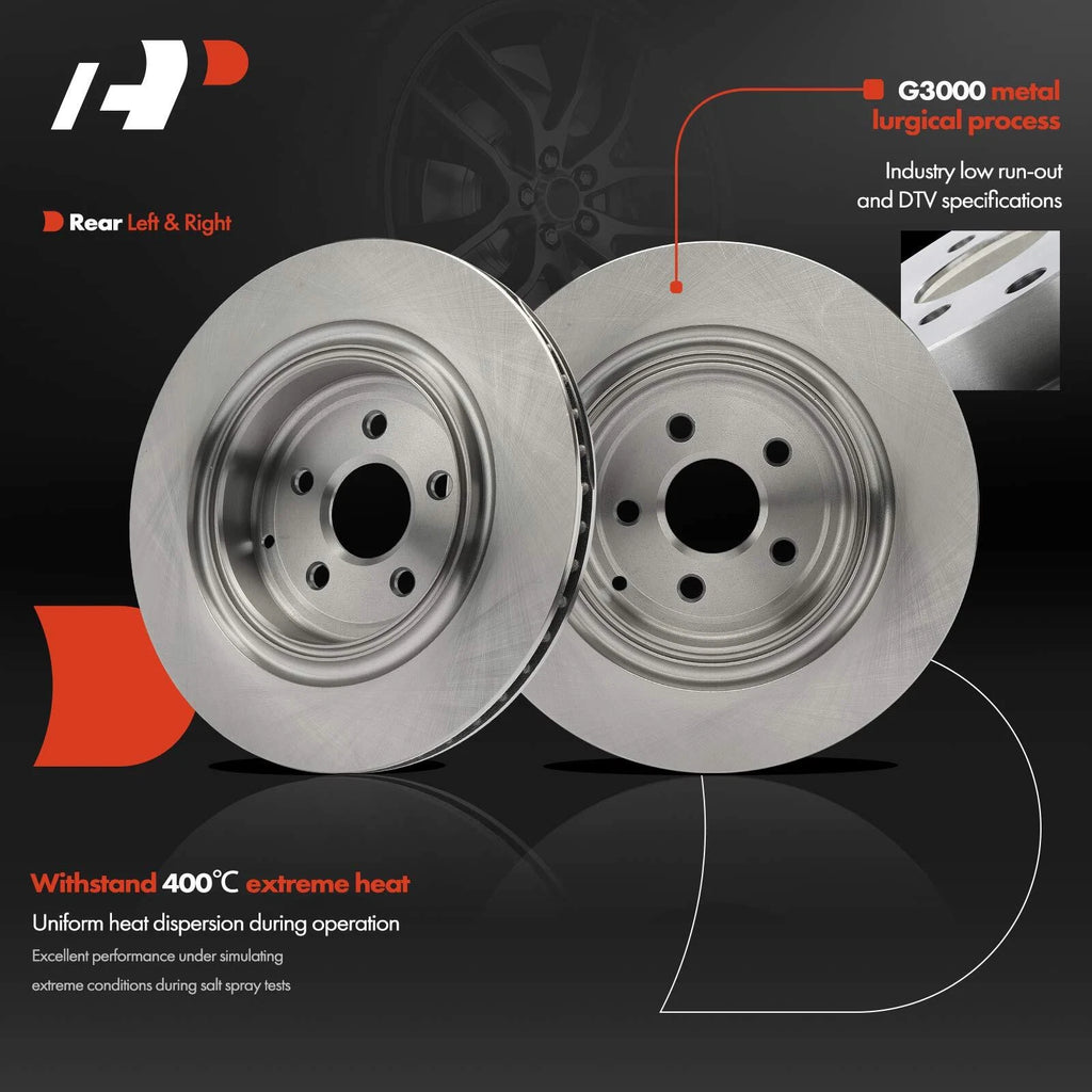 Rear Disc Brake Rotors for Chevy SS (2015-2016)