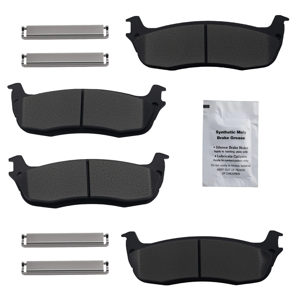 Rear Brake Pads for Ford Expedition 1997-2002, F-150 1999-2004 (L & R)
