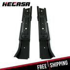Pair of Black Steel Floor Pan Supports for Jeep Wrangler TJ (1997–2006)