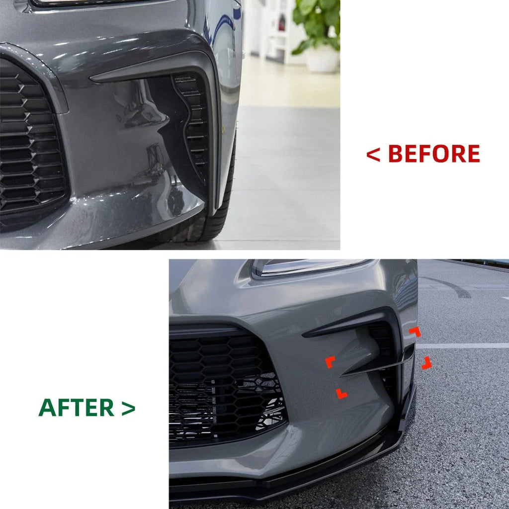 Pair Front Bumper Side Vent Trim Canards Splitter for Toyota GR86 (2022–2025)