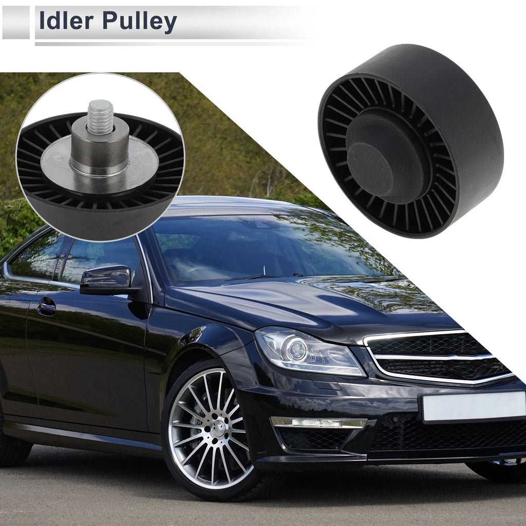 Drive Belt Idler Pulley for BMW Series 3 (2008–2012) No. 11287578674 Black