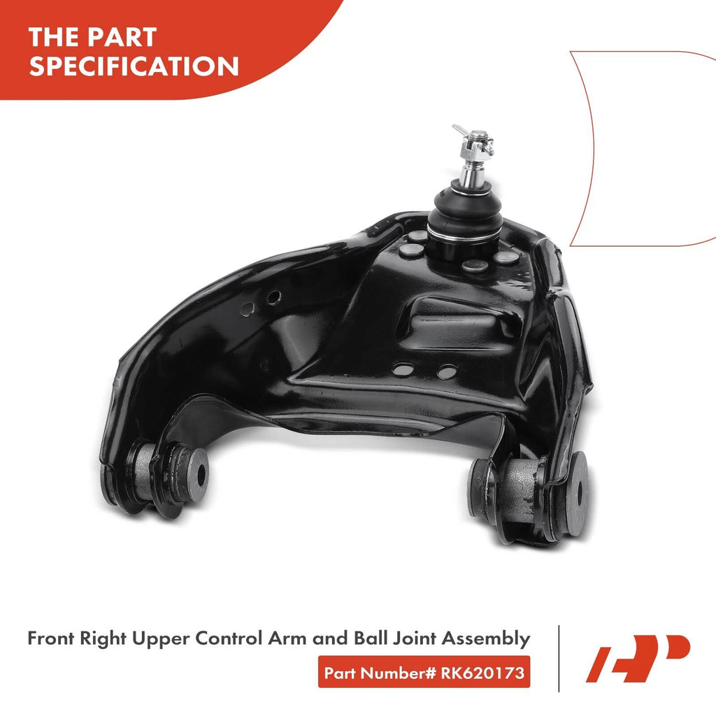 Set of 4 Front Wheel Bearing Control Arm Ball Joint Kit for Chevrolet GMC