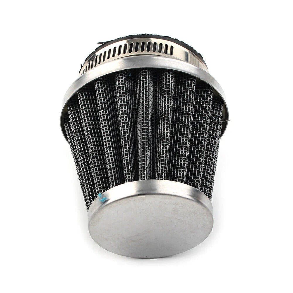 50mm Chrome Air Filter for Honda Yamaha Suzuki Motorcycle ATV Dirt Bike