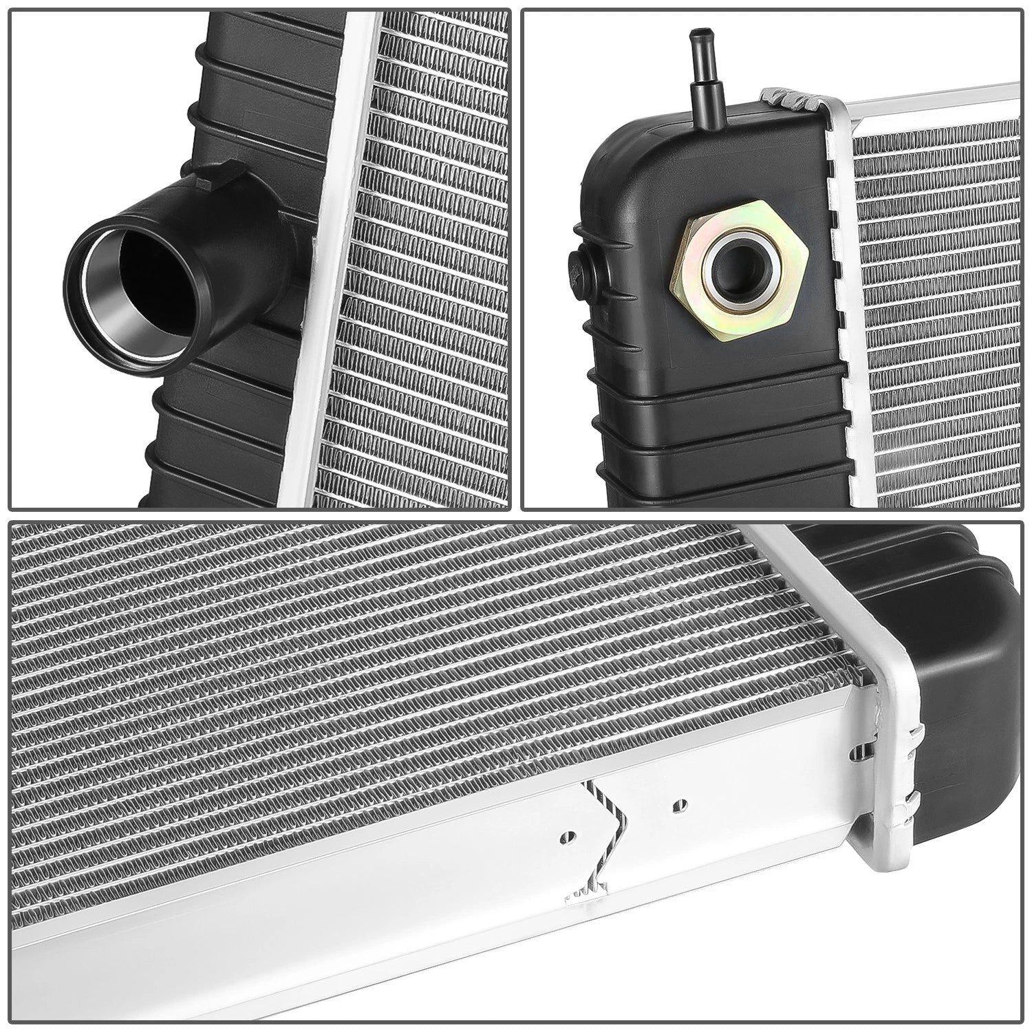 2-Row Aluminum Core Radiator for Ford F650 F750 International 3200 4900 (1997–2009)