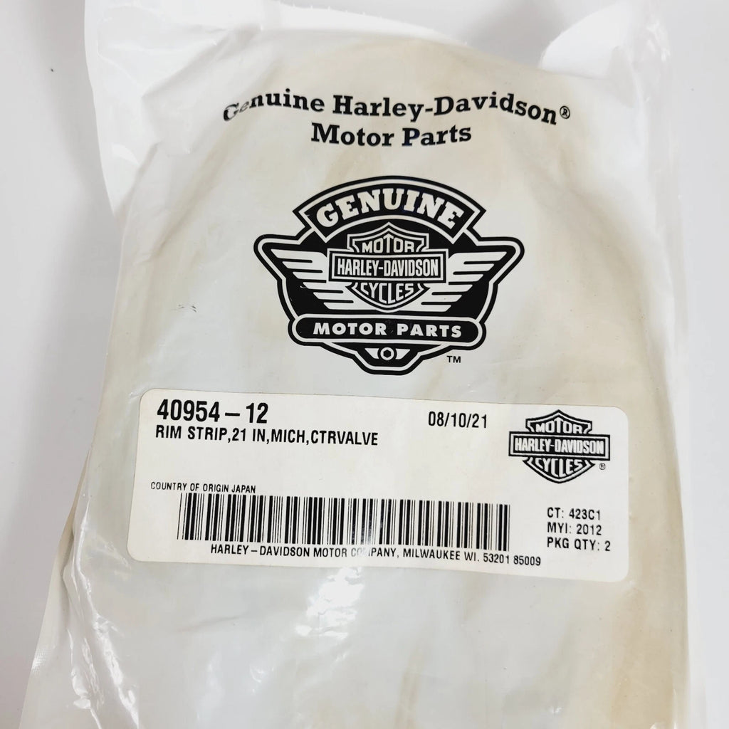 Rim Strip for Harley-Davidson Dyna 21in Center Valve (2012–2017) 40954-12