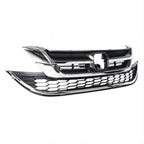 Chrome Front Upper & Lower Honeycomb Grille for Honda CR-V (2010–2011)