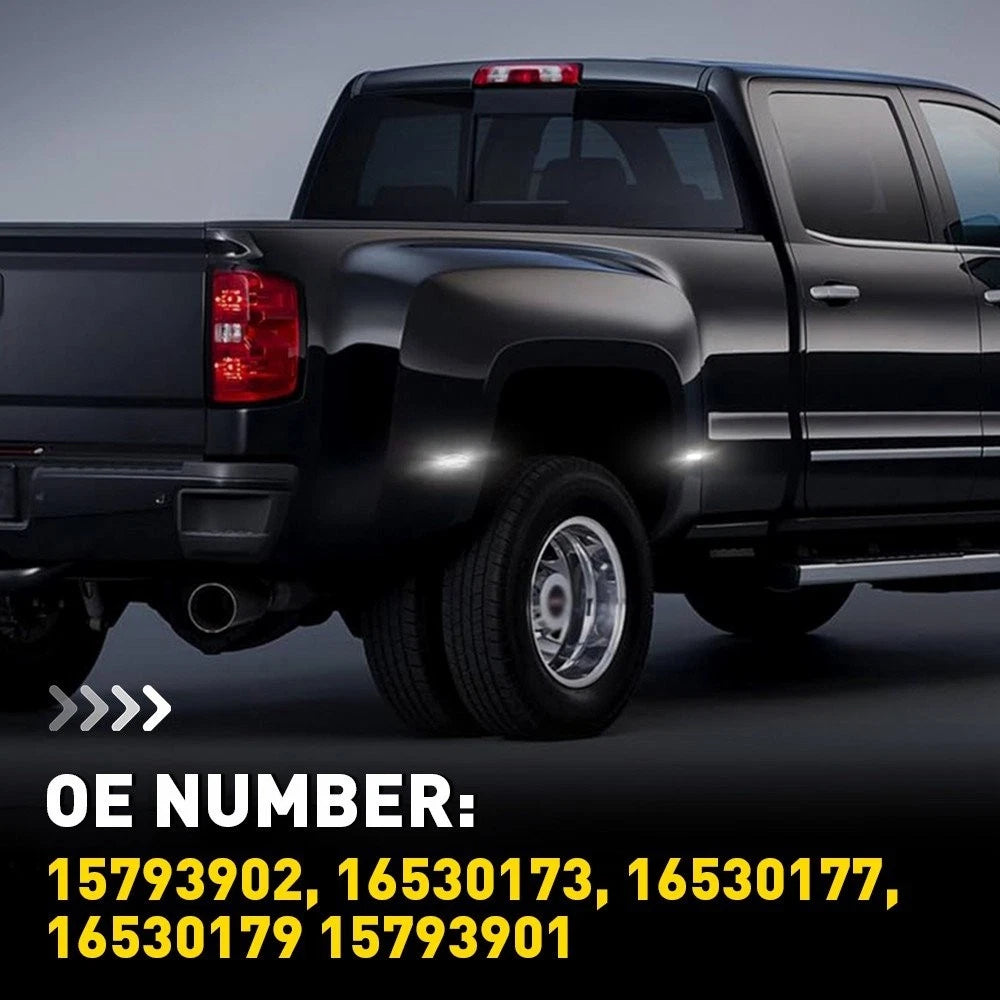 White LED Side Marker Light for GMC Sierra 2500HD 3500HD (1999â2014)