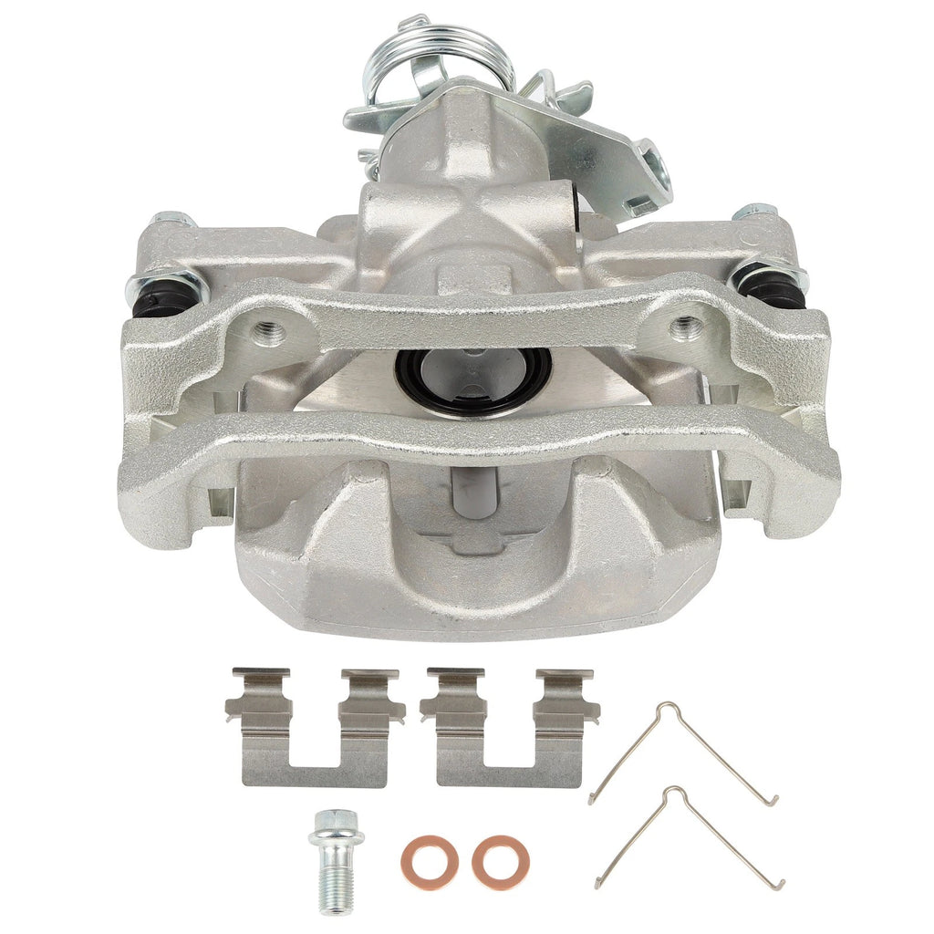 Set of 2 Rear Brake Calipers with Bracket for Dodge Dart (2013–2016)