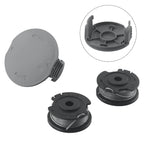 Set of 2 Bosch Grass Trimmer Lines F016800569 F016800385 + Spool Cover F016F05320