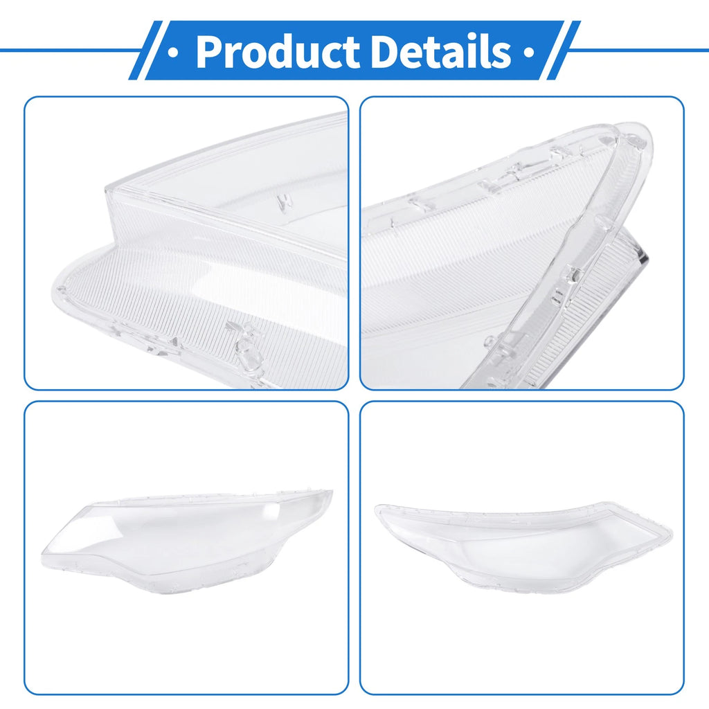 1 Pcs Headlight Lens Cover for Kia Optima (2016–2018) PC Clear