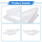1 Pcs Headlight Lens Cover for Kia Optima (2016–2018) PC Clear