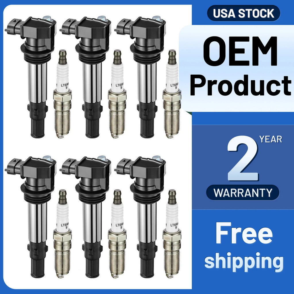 Ignition Coils and Spark Plug for 2005–2007 Cadillac CTS 2.8L V6