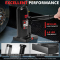 15" Hydraulic Bottle Jack for Automotive Repair (4 Tons)