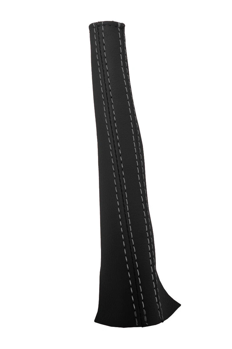 Emergency Brake Boot Cover for Nissan 350Z (2003–2008) - Leather, Gray Stitch