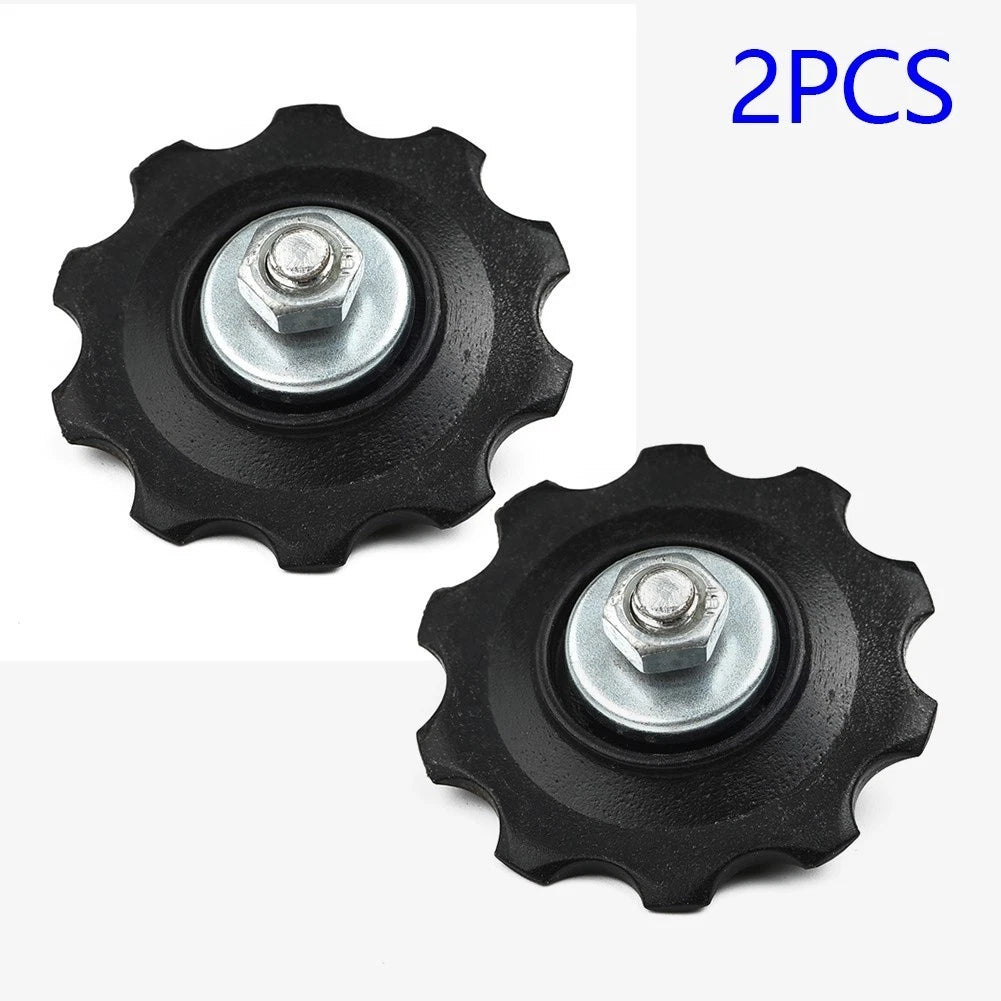 Pair Rear Derailleur Guide Wheels for Bike Bicycle 6-7 Speed