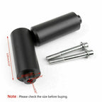 Frame Slider Crash Protector for Yamaha FZ6 (2004–2010) No Cut Black Extended