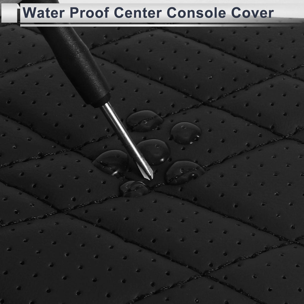Center Console Cover with Storage Bag for BMW X7 (2019–2023) Black 1 Pair
